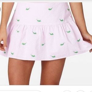 Lilly Pulitzer grasshopper skirt cotton size 4 NWT